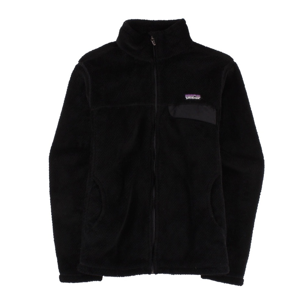 Patagonia Sweater Womens Full-Zip Re-Tool Jacket Size small Better Fleece black